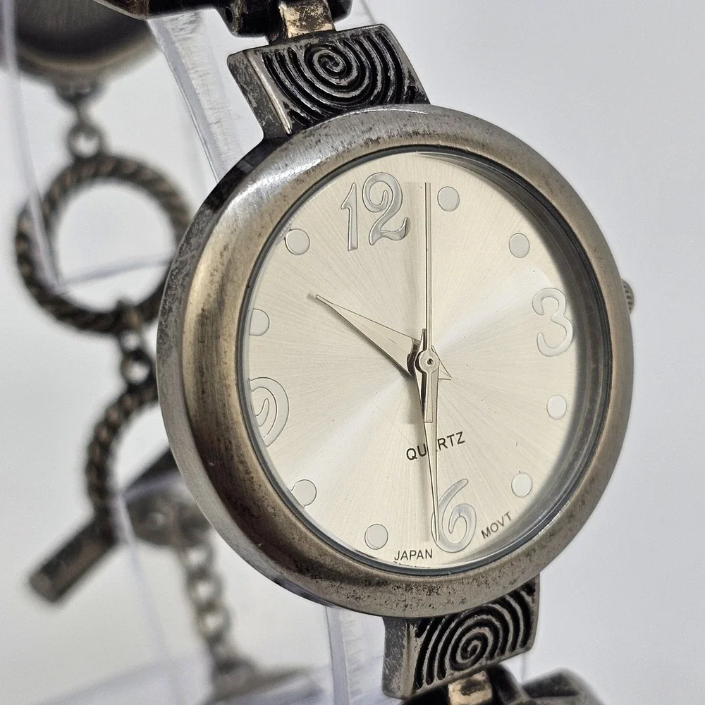 Women's‎ Watch 32MM Gray Dial Dark Gray Bracelet Band 7